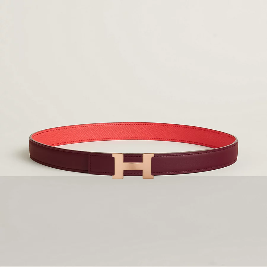 Mini Constance belt buckle & Reversible leather strap 24 mm - Image 1